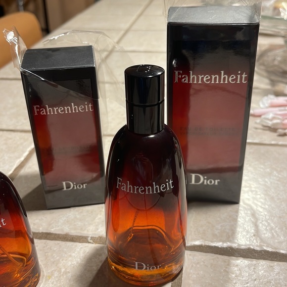 Christian Dior Farenheit 4~Empty Box & 2~Empty Bottles 1.6 fl.oz & 1~3.4… - Picture 17 of 17